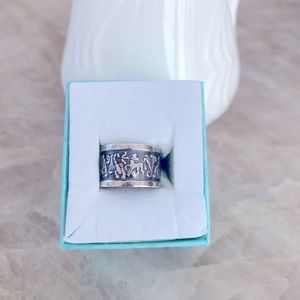 Sterling silver zodiac ring